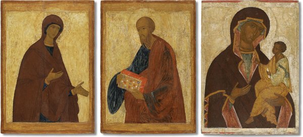 Икона Андрея Рублёва Троица