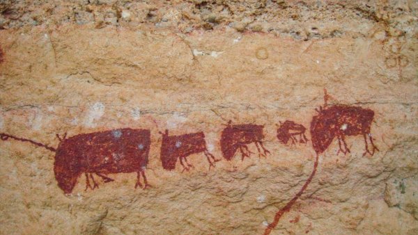 Ущелье Валлторта Испания Наскальная живопись