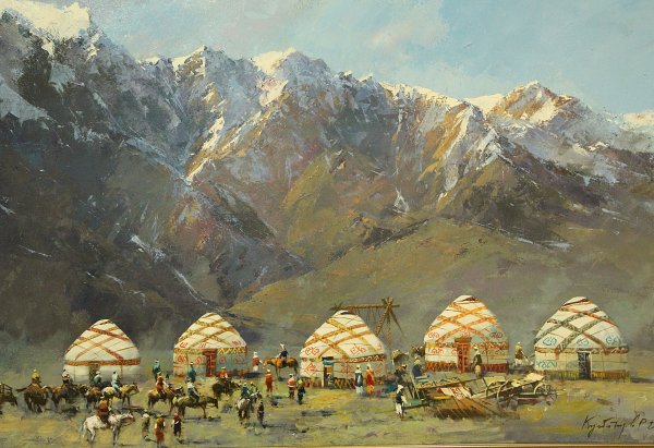 Картины Верещагина юрта киргиза