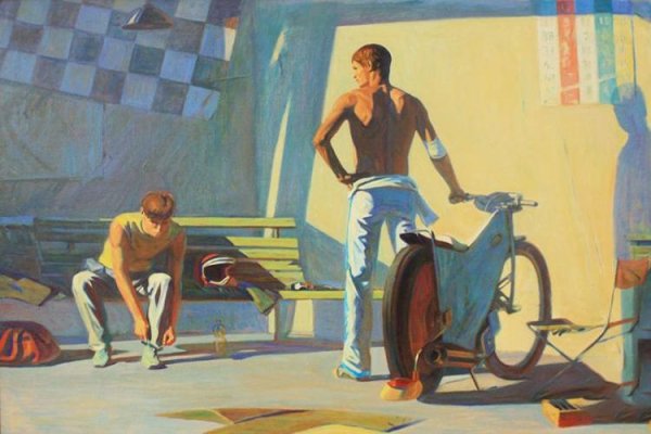 Александр Дейнека "лыжники", 1926