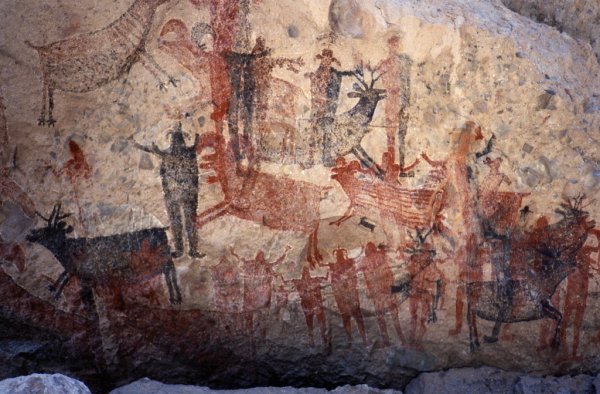 Валенсии Испания Наскальная живопись