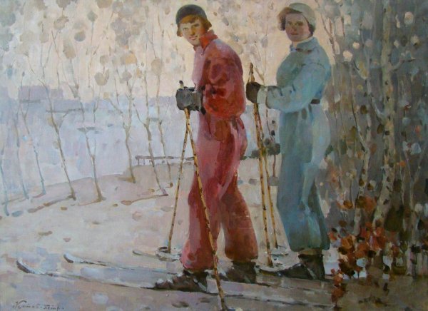 Э. Вюйар под лампой 1892