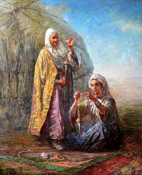 Казахская живопись историческая