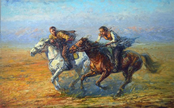 Ким Евгений художник быт казахов