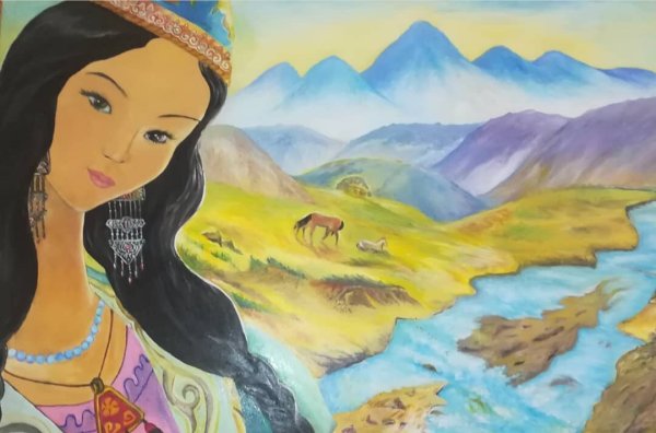 Казахские иллюстрации