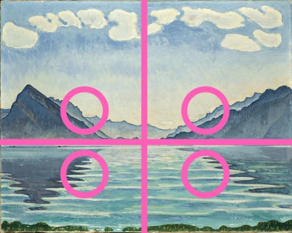 Симметрия и асимметрия в живописи