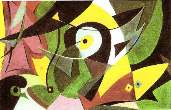 Декоративная симметричная композиция