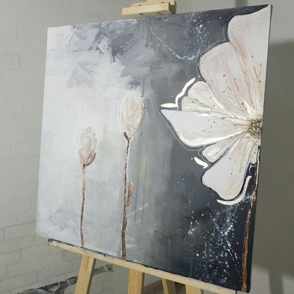 Интерьерная живопись текстурной пастой