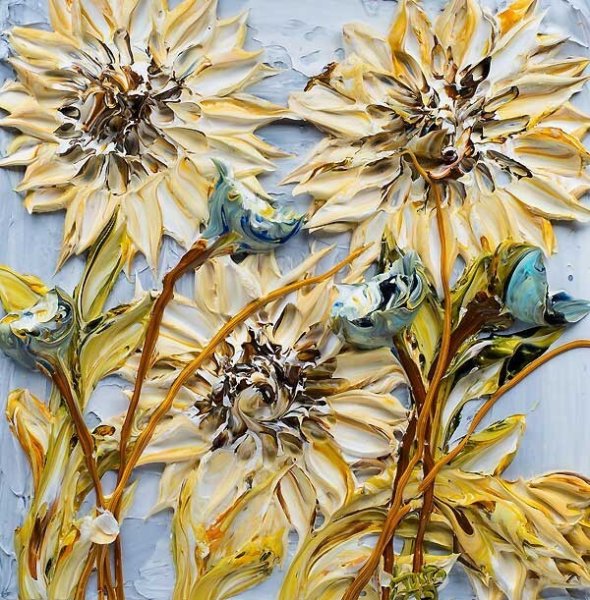 Картины текстурной пастой