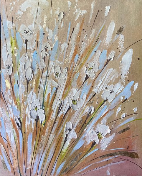 Картины с текстурной пастой и акрилом