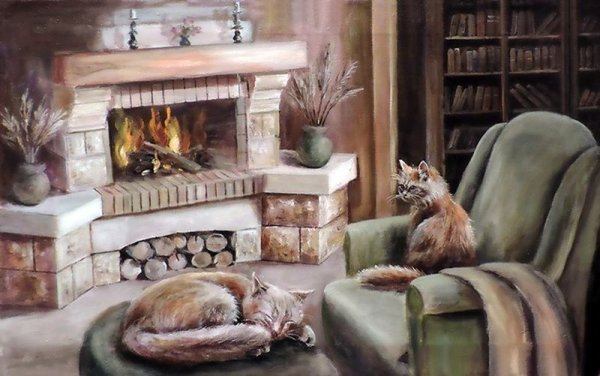 Ольга воробьёва художник камин