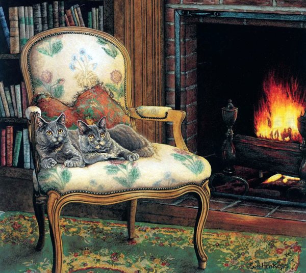 Кресло у камина