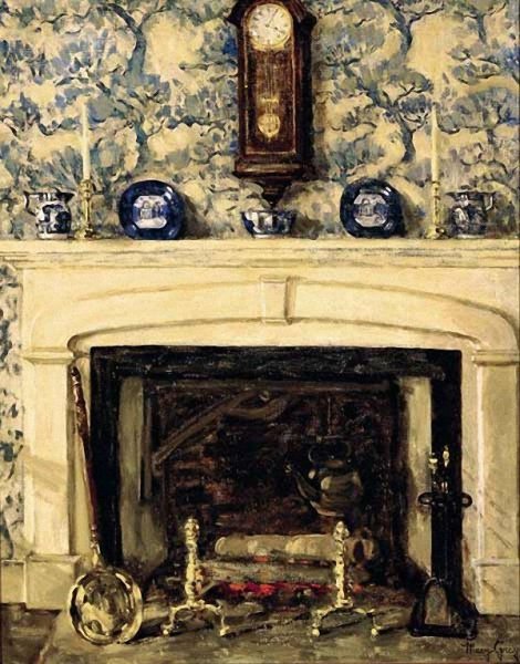 Камин картины художников