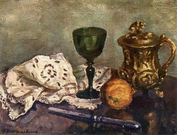 Петр Кончаловский зеленая Рюмка