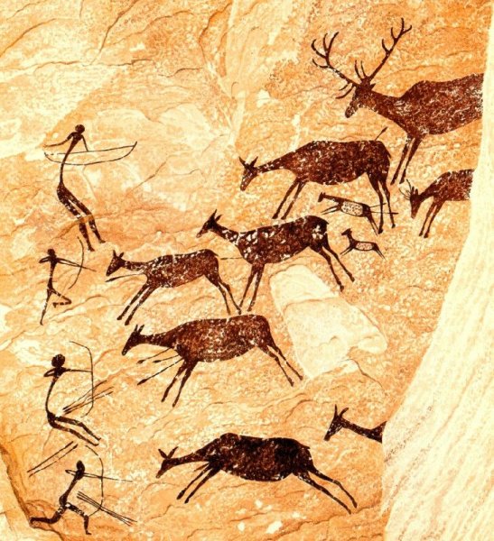 Сообщение о наскальных рисунках первобытных людей