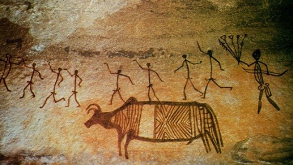 Наскальные рисунки в пещере Шульган Таш