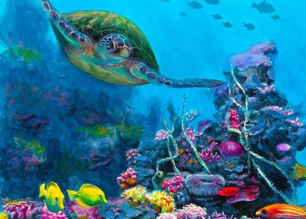 Картина подводный мир
