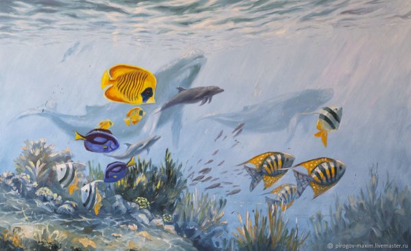 Дэвид Миллер картины рыбы