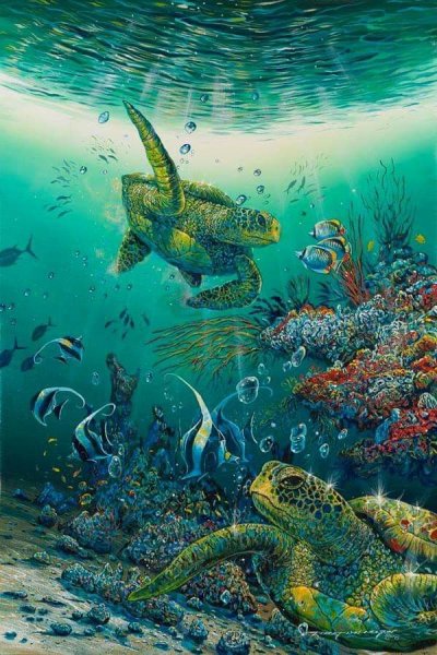 Подводный мир картины художников