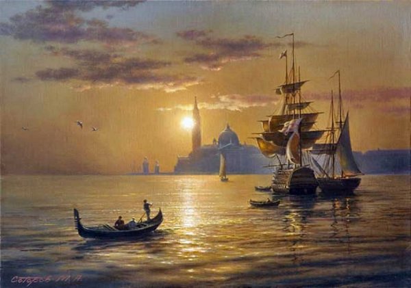 Художник Сатаров Венеция