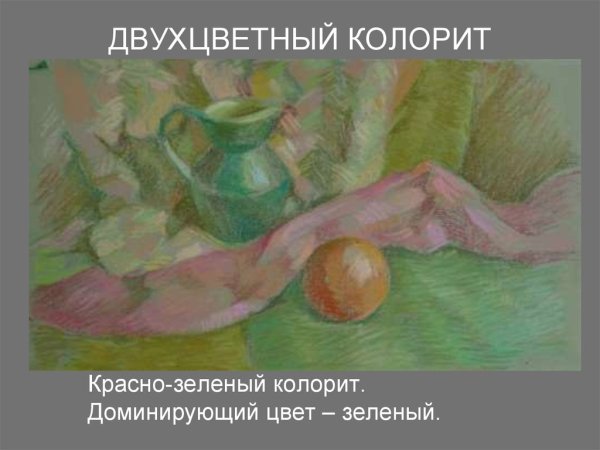 Понятие колорита в живописи