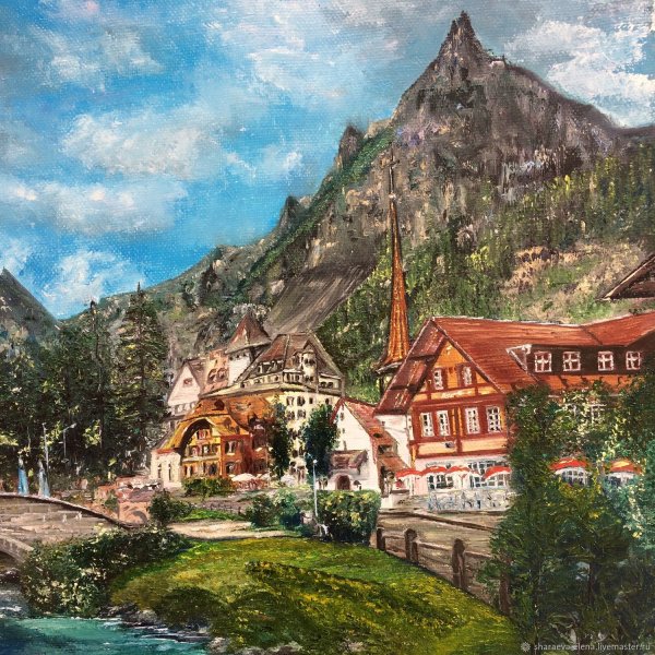 Картины Альпы Швейцария