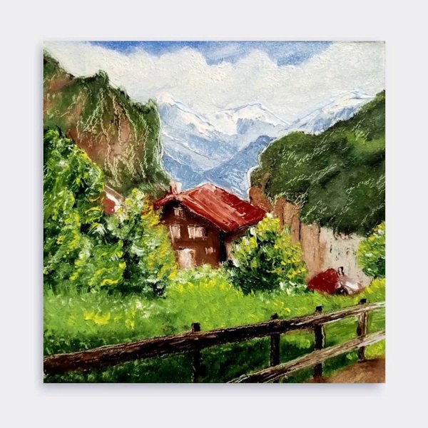 Швейцария рисунок