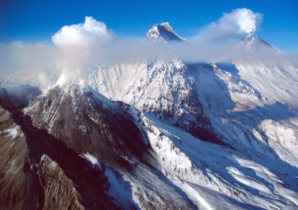 Гора Истаксиуатль в Мексике