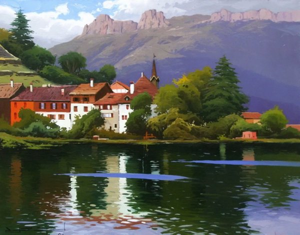 Пейзажная живопись Швейцарии