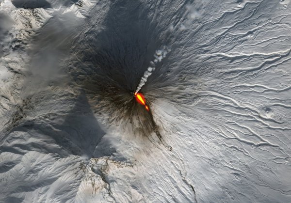 Ключевая сопка вулкан высота