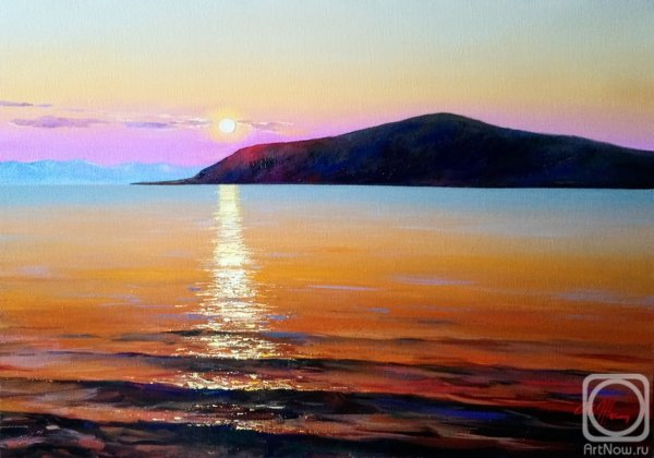 Озеро Байкал живопись