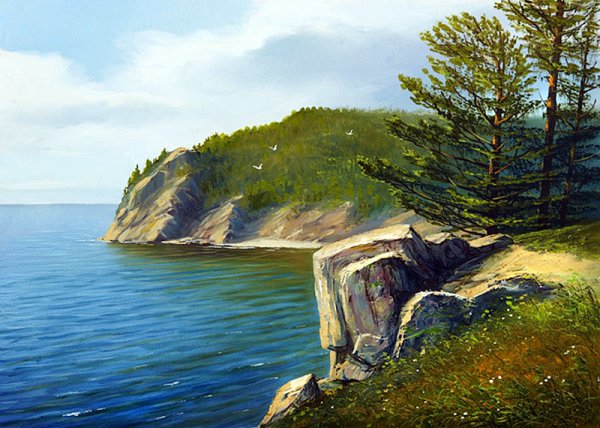 Художник Сергей Белов Байкал