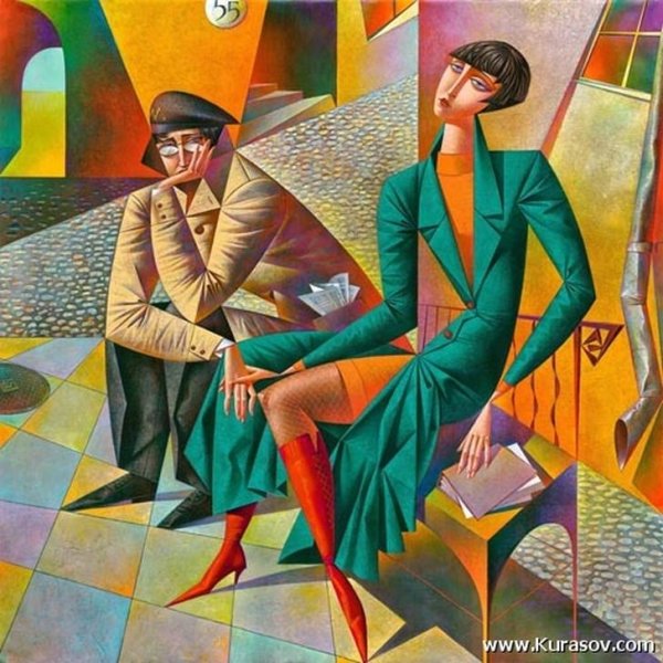 Евгения Ланг художник кубизм