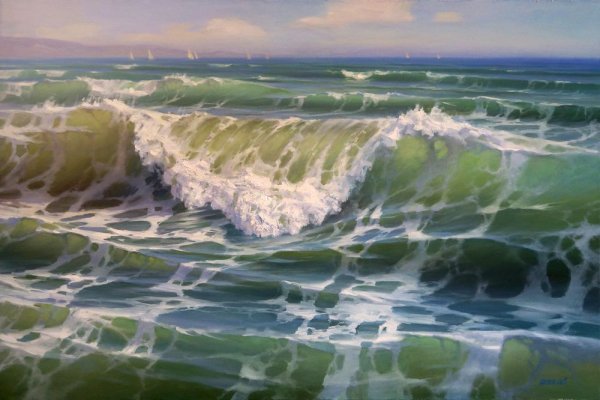 Живопись морской пейзаж Бровкин Сергей