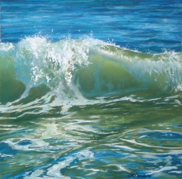 Живопись прозрачная волна