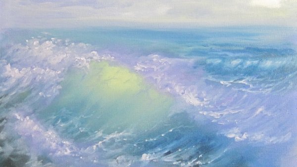 Художник Александр Южаков прозрачная волна