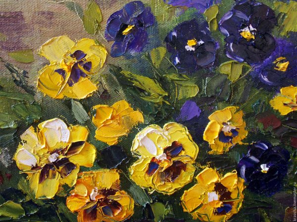 Ван Гог Анютины глазки