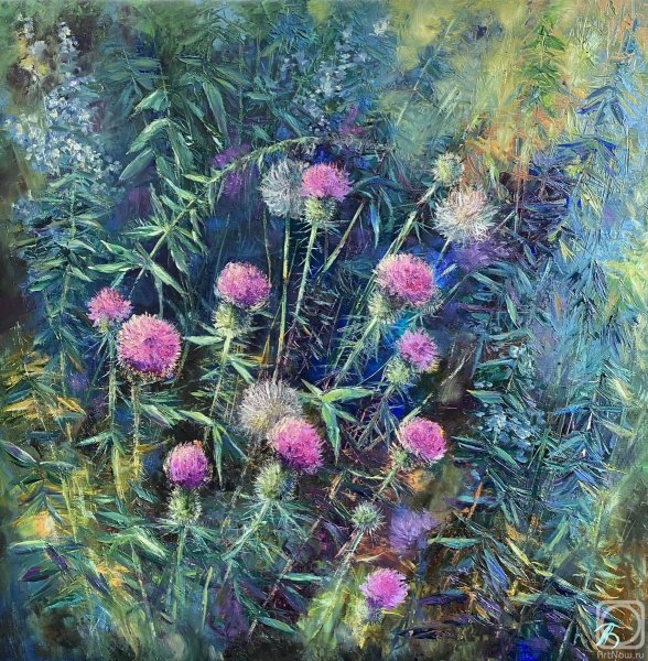 Живопись Ларисса Гамильтон , одуванчики