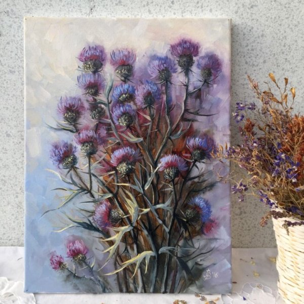 Фрески чертополох