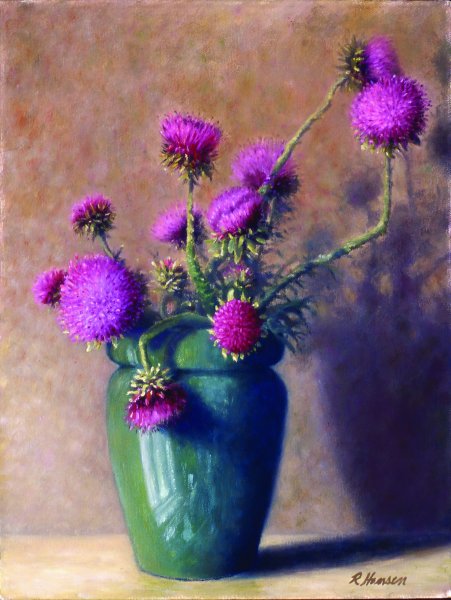 Чертополох художница