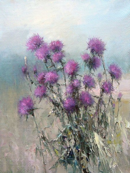 Морозова чертополох картина