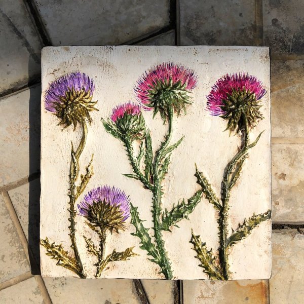 Фрески чертополох