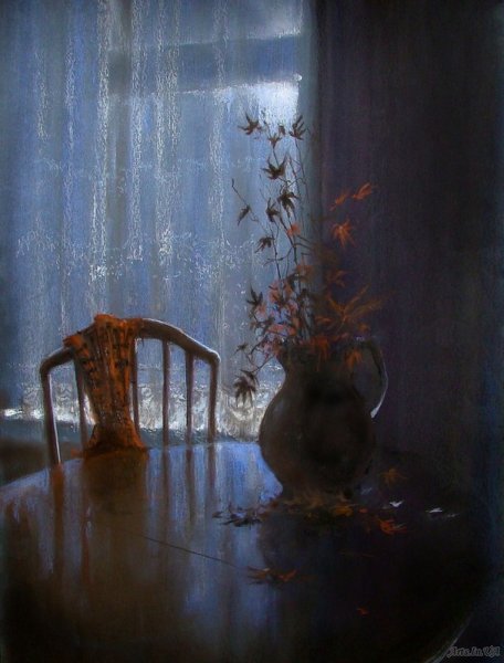 Художник Елена Юшина. Дождь