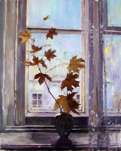 Художник Елена Юшина. Дождь