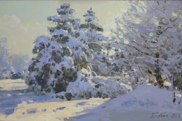 Художник Бабич Александр зима