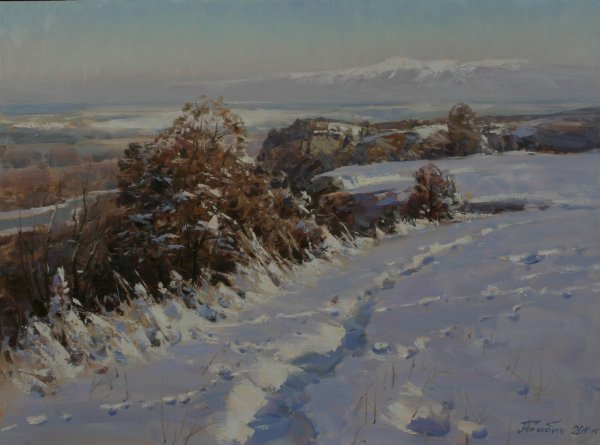 Картины зимний Александр Бабич