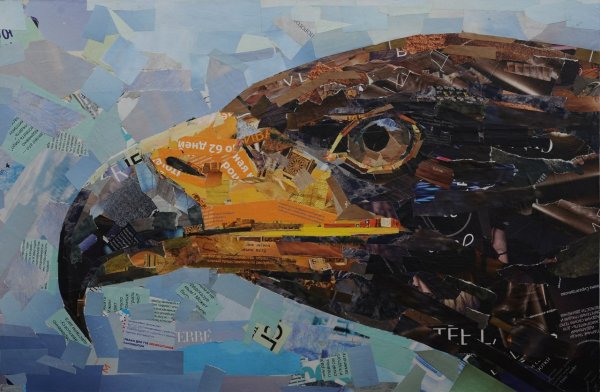 Живопись в технике коллаж