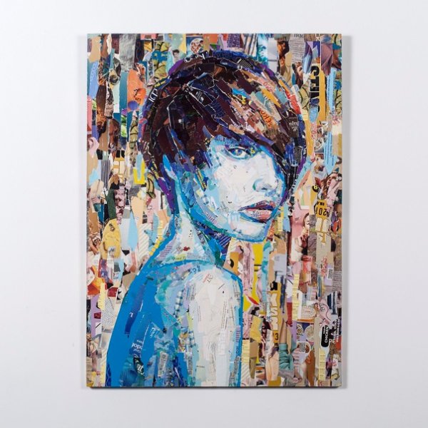 Коллаж из вырезок туфли