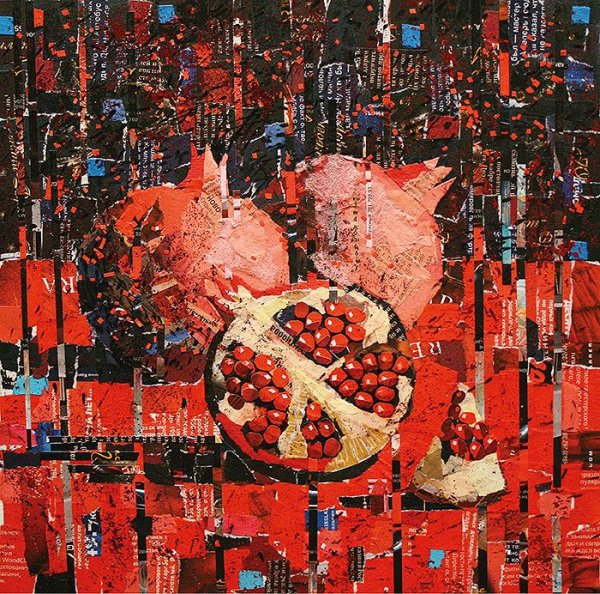 Коллаж из цветных журналов