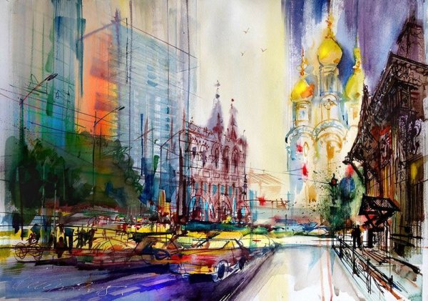 Олег Беседин Графика, акварель